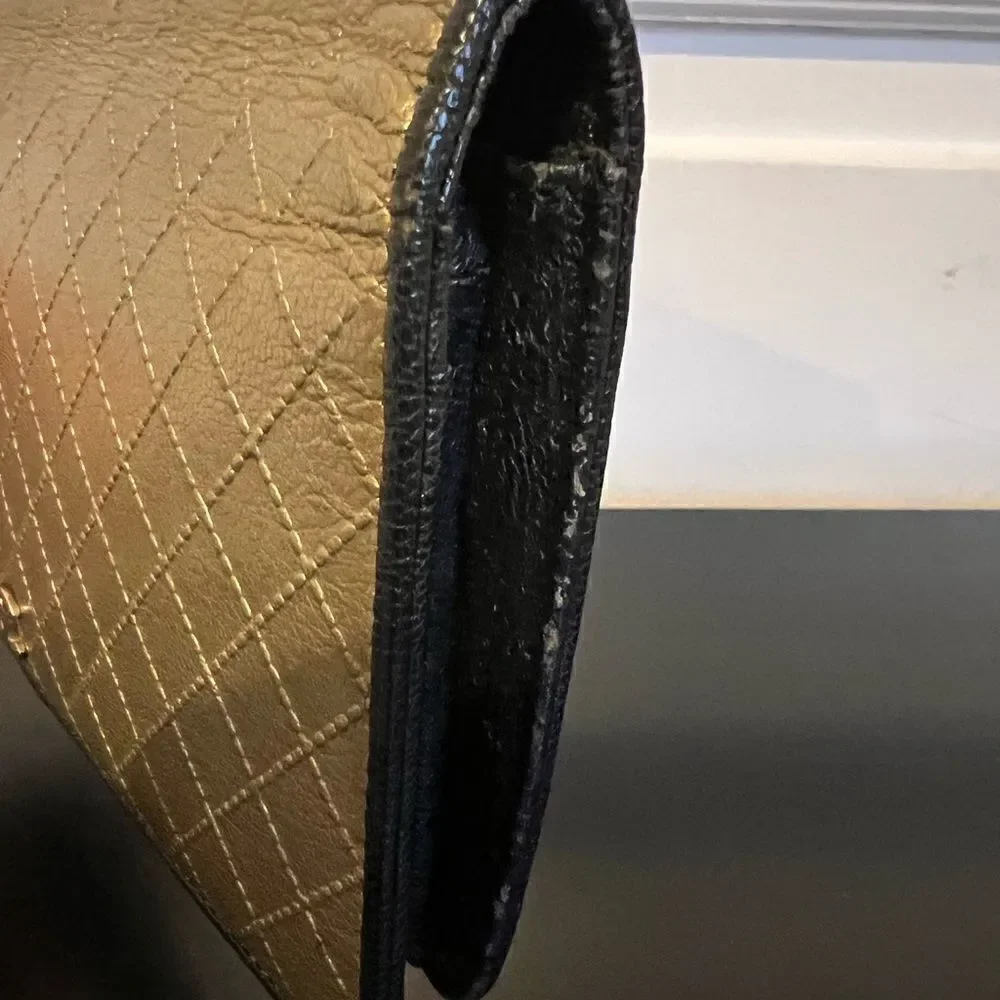 AUTHENTIC CHANEL WALLET- Gold/Bronze